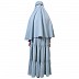Kids Saudi niqab-Sky Blue